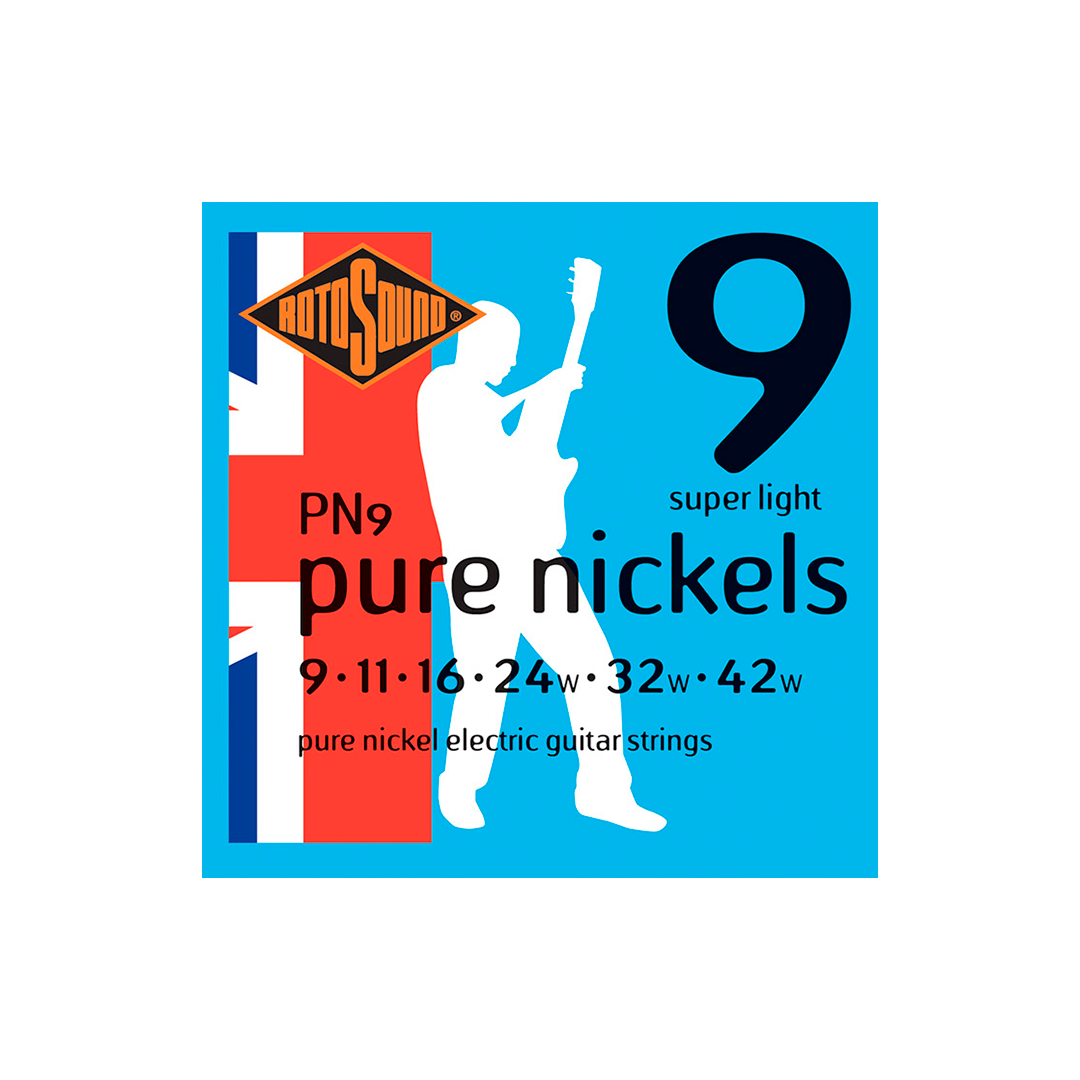 Rotosound Pure Nickels Light Electric Guitar Strings